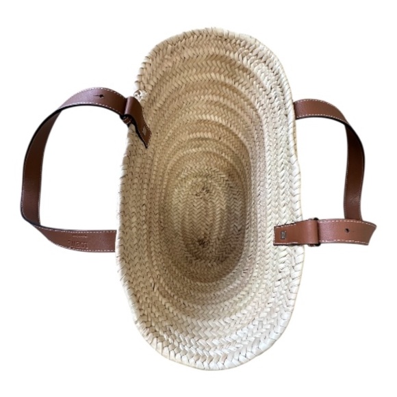 Loewe x Paula’s Ibiza Basket Bag in Palm Leaf with Leather Handles - Picture 6 of 16